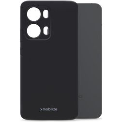 Mobilize Rubber Gelly Coque OPPO Reno 13 Pro Coque arrière en TPU Souple - Noir