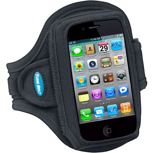 TuneBelt Coque de Sport Brassard Brassard Téléphone en Neoprène - AB82 - Noir