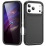 Mobigear Rugged Coque iPhone 18 Pro Max Coque arrière Rigide Anti-Chocs - Noir