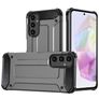 Mobigear Outdoor Coque Samsung Galaxy A35 Coque arrière Rigide Anti-Chocs - Gris