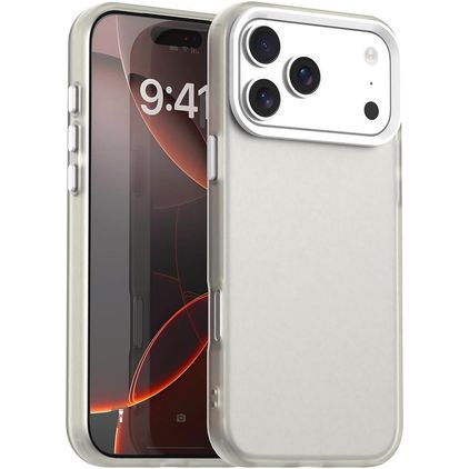Mobigear Crystal Coque iPhone 18 Pro Max Coque arrière Rigide - Blanc