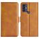 Mobigear Slim Magnet Housse TCL 30 SE Etui Porte-Monnaie - Cognac