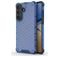 Mobigear Honeycomb Coque Samsung Galaxy S26 Plus Coque arrière Rigide Anti-Chocs - Bleu