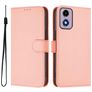 Mobigear Urban Wallet Housse Motorola Moto E14 Etui Porte-Monnaie - Rose