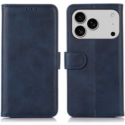 Mobigear Wallet Housse iPhone 17 Pro Max Etui Porte-Monnaie - Bleu