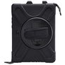 Xccess Survivor All-round Coque Samsung Galaxy Tab Active Pro Coque arrière en Plastique rigide,Silicone + Bandoulière + Support Amovible - Noir