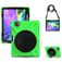Mobigear SureGrip XGuard Coque iPad Pro 12.9 Pouces (2020) Coque arrière en Plastique rigide,Silicone + Porte-crayon + Bandoulière + Support Amovible - Vert
