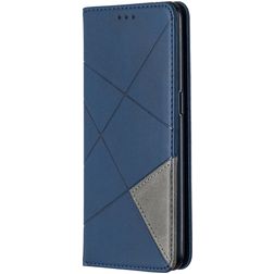 Mobigear Rhombus Slim Housse OPPO Reno 4 Etui - Bleu