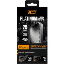 PanzerGlass Ultra-Wide Fit FASTFIT iPhone 18 Pro Max Verre trempé Protection d'écran - Compatible coque + Cadre de pose