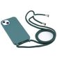 Mobigear Lanyard iPhone 16 Pro Coque avec cordon en Silicone - Vert