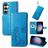 Mobigear Clover Housse Samsung Galaxy S23 FE Etui Porte-Monnaie - Bleu