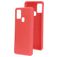 Mobiparts Samsung Galaxy A21s Silicone Coque arrière - Scarlet Red