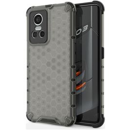 Mobigear Honeycomb Coque Realme GT Neo 3 Coque arrière Rigide Anti-Chocs - Noir