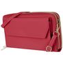 Antonio Fonzo Crossbody Clutch Sac Téléphone - Large - Rouge