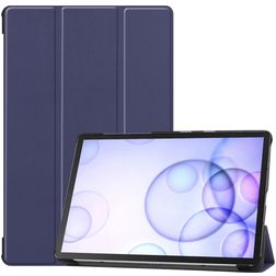 Mobigear Tri-Fold Coque Samsung Galaxy Tab S6 Etui - Dark Blue