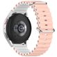 Mobigear Ocean Bracelet Silicone Smartwatch Fermeture boucle ardillon - Connexion universelle de 20 mm - Blanc / Rose