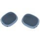 Mobigear Colors Coque Apple AirPods Max Coque en Silicone Souple - Bleu