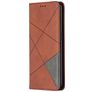 Mobigear Rhombus Slim Housse OPPO Reno 4 Etui - Marron