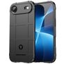 Mobigear Rugged Shield iPhone Air TPU souple Coque arrière Antichoc - Noir
