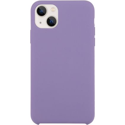 Mobigear Rubber Touch Coque iPhone 15 Plus Coque arrière en Silicone - Violet