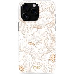 MIO Coque iPhone 16 Pro Max MagSafe Coque arrière Rigide - White Roses