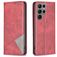 Mobigear Rhombus Slim Housse Samsung Galaxy S25 Ultra Etui - Rouge
