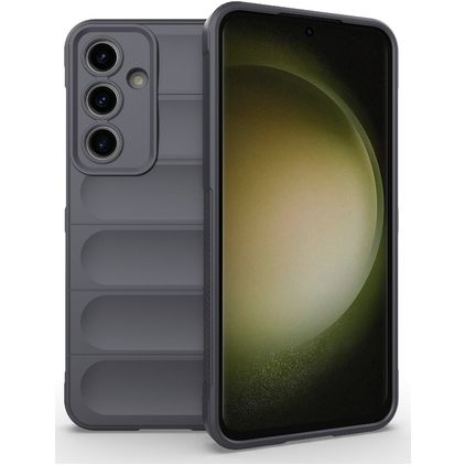 Mobigear Bumpy Coque Samsung Galaxy S24 FE Coque arrière en TPU Souple - Gris