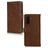 Mobilize Wallet Housse Samsung Galaxy A26 Etui en Cuir Véritable Porte-Monnaie - Marron