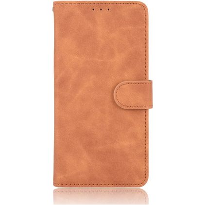 Mobigear Retro OnePlus Nord Étui Portefeuille - Cognac