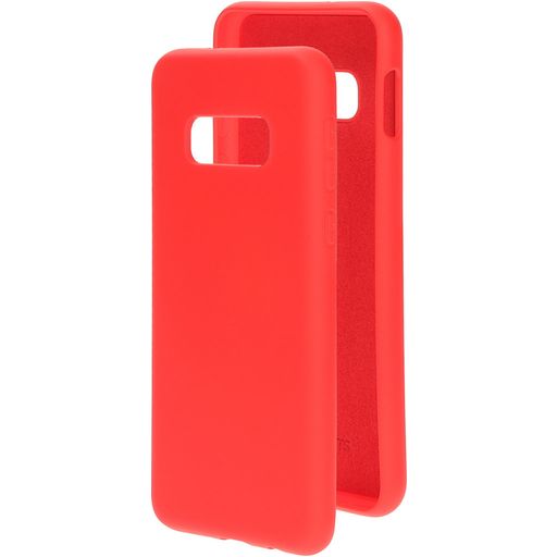 Mobiparts Coque Samsung Galaxy S10e Coque arrière en Silicone - Scarlet Red