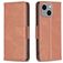 Mobigear Excellent Housse iPhone 15 Plus Etui Porte-Monnaie - Marron