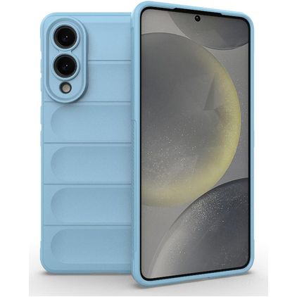 Mobigear Bumpy Coque Samsung Galaxy S25 Edge Coque arrière en TPU Souple - Bleu