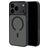 Mobiparts Hardcover Coque iPhone 18 Pro Max MagSafe Coque arrière Rigide - Satin Black