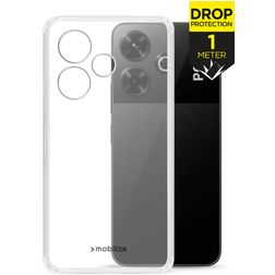 Mobilize Naked Protection Transparent POCO M6 Plastique rigide Coque arrière Antichoc - Transparent