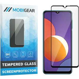 Mobigear Premium Samsung Galaxy M12 Verre trempé Protection d'écran - Compatible Coque - Noir