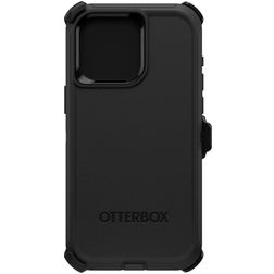 OtterBox Defender Coque iPhone 15 Pro Max Coque arrière Rigide Anti-Chocs - Noir