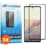 Mobigear Premium Google Pixel 6 Verre trempé Protection d'écran - Compatible Coque - Noir (Lot de 3)