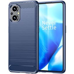 Mobigear Brushed Slim Coque OPPO Reno 7 Lite Coque arrière en TPU Souple - Bleu