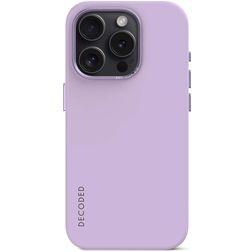 Decoded Coque iPhone 15 Pro Max Coque arrière en Silicone - Digital Lavender