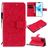 Mobigear Sunflower Housse iPhone 12 Etui Porte-Monnaie - Rouge