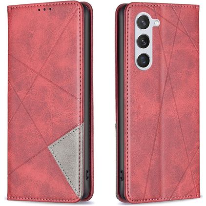 Mobigear Rhombus Slim Samsung Galaxy S25 Étui - Rouge