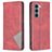 Mobigear Rhombus Slim Housse Motorola Moto G200 5G Etui - Rouge