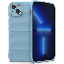 Mobigear Bumpy Coque iPhone 14 Plus Coque arrière en TPU Souple - Bleu