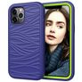 Mobigear Wave Coque iPhone 12 Pro Max Coque arrière Rigide Anti-Chocs - Dark Blue