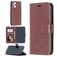 Mobigear Wallet Housse iPhone 12 Pro Etui Porte-Monnaie - Marron