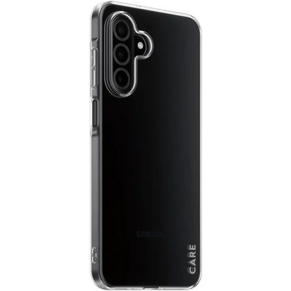 CARE by PanzerGlass Fashionable Coque Transparente Samsung Galaxy A17 Coque arrière en Silicone - Transparent