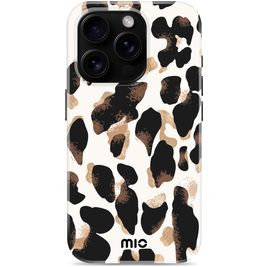 MIO Coque iPhone 16 Pro MagSafe Coque arrière Rigide - Leopard