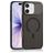 Mobigear Shockproof Grip Coque iPhone 17 MagSafe Coque arrière Rigide - Noir