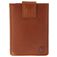 Valenta Card Case Pocket - Porte Cartes en en Cuir véritable - 8 Cartes - Cognac