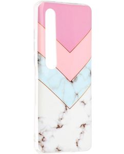 Mobigear Marble Coque Xiaomi Mi 10 Coque arrière en TPU Souple - Tricolore